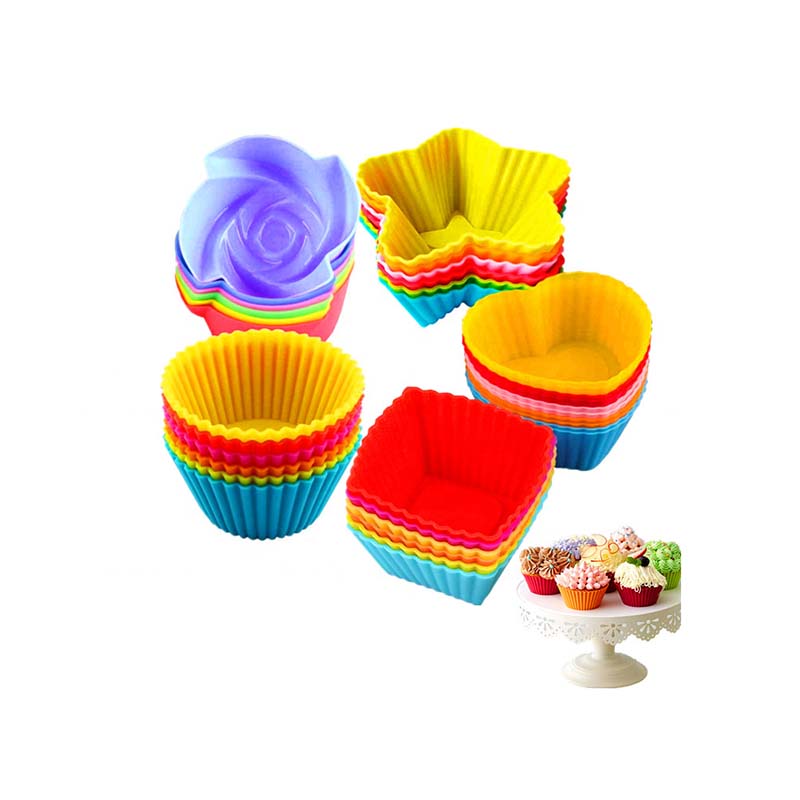 Silikonové pečící košíčky Velkoobchodní vložky do košíčků Muffin Cupcake