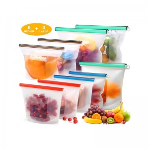 Vysoce kvalitní opakovaně použitelný silikonový sáček pro skladování potravin