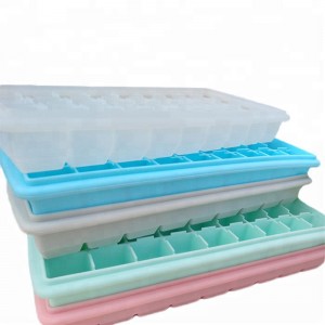 Bandeja para cubos de gelo de silicone com 36 cavidades
