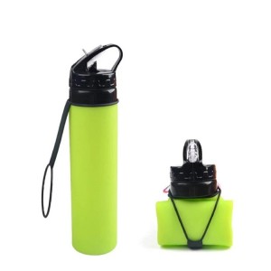 Collapsible Silicone Water Bottle for Kids
