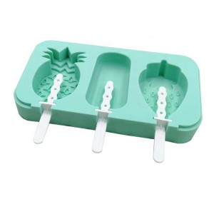 Fruit Design Silicone Ice Cream Molds with Lid