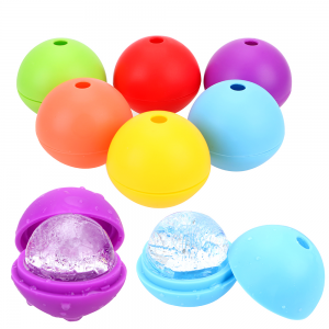 Mini molde de silicona para fabricar bolas para cubitos de xeo 1)