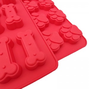 Pet silikon cetakan kue balung silikon cetakan kue silikon cetakan biskuit balung cetakan coklat cetakan sabun tangan DIY
