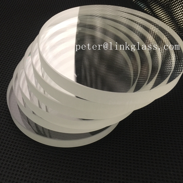 Στρογγυλό σκοπευτικό γυαλί πάχους 19 mm βοριοπυριτικό γυαλί διαμέτρου 6” Προτεινόμενη εικόνα