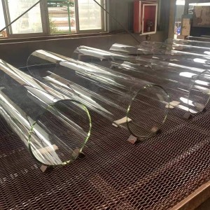 Glass Tube for gas heater,OD 250mm,WT 5mm,