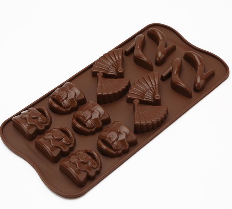 Cheap PriceList for Heart Shaped Silicone Candy Molds - Cool Chocolate Candy Molds , Miniature Custom Chocolate Molds Durable – Jingqi