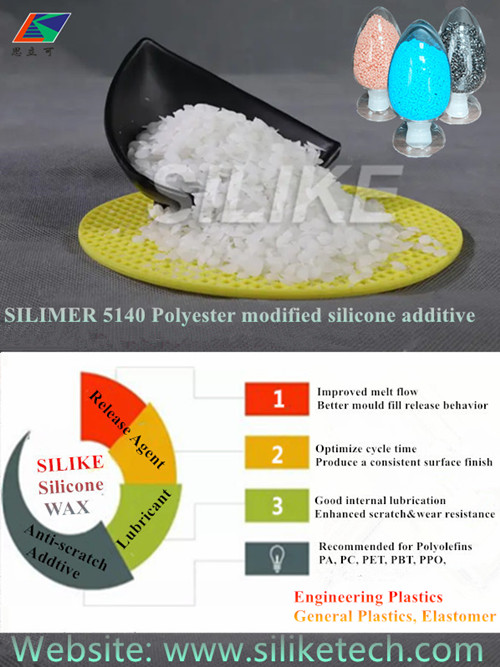 Plastik piki mwazi Release ajan SILIMER 5140 Polymère aditif