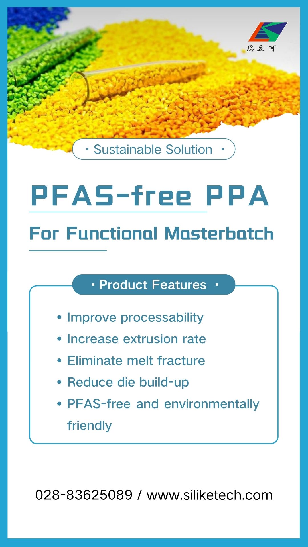 PFAS-dan erkin PPA, masterbatch işlemegiň kynçylyklaryny çözýär: ereýän döwükleri ýok etmek, ölmegi azaltmak.