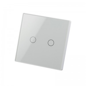 Tuya WiFi Smart touch Wall Light Switch, Glass Panel, Neutral Wire Required, EU