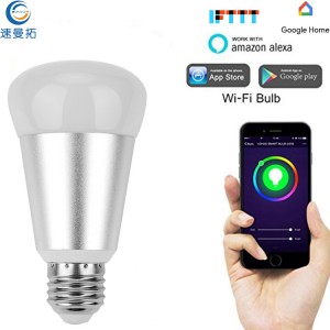 Tuya Smart Wi-Fi LED žarulja, 7W RGB, E27 Kompatibilna sa , Alexa, Google Home