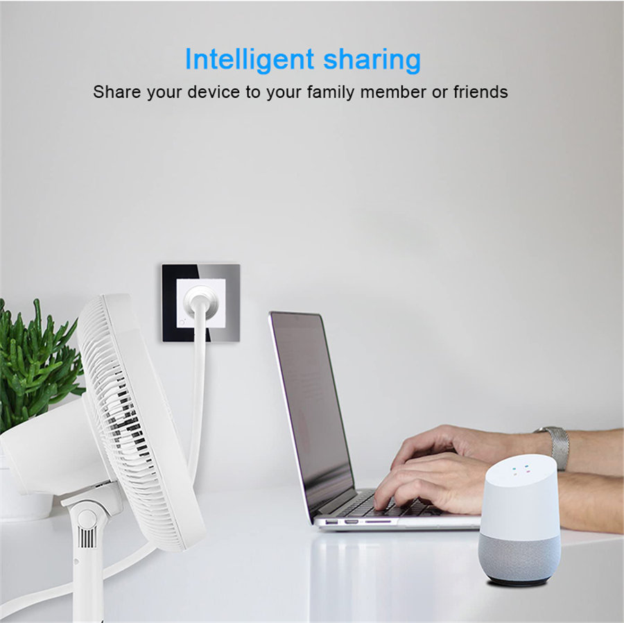 WiFi Smart flush wall socket with energy monitoring2