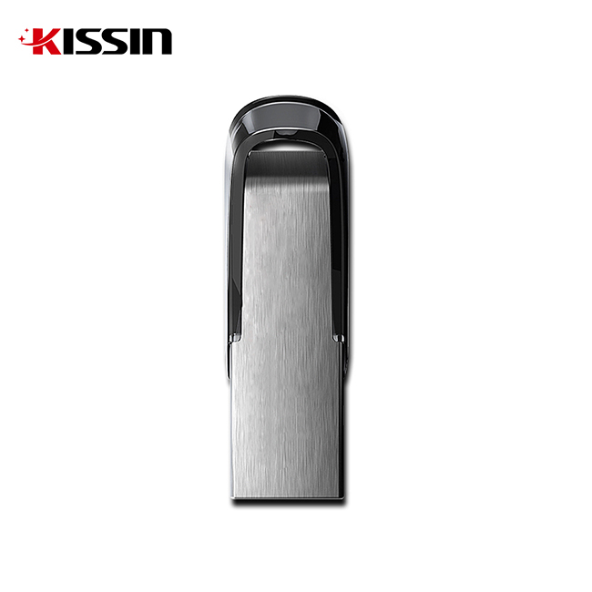Kissin Hot Sale Metal USB Flash Drive Logotipo personalizado