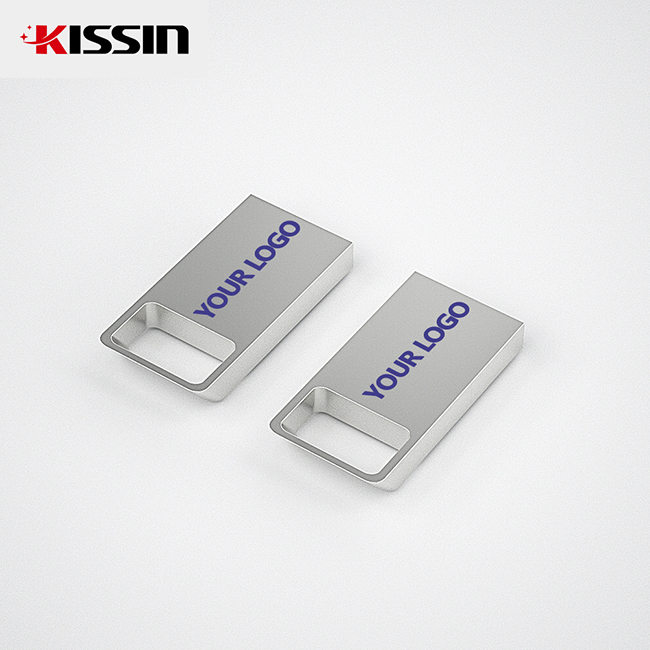 Kissin Factory Outlet Mini USB Flash Drive Metal USB Stick