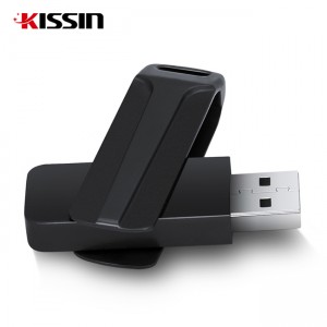 Kissin Metal USB Flash Drive 2.0 3.0 Dapat Menyesuaikan LOGO U Disk 32GB 64GB 128GB