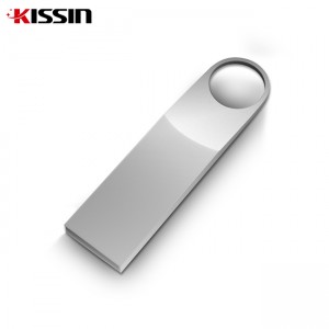 Kissin Factory Outlet Metal USB Flash Drive Sérsniðið merki