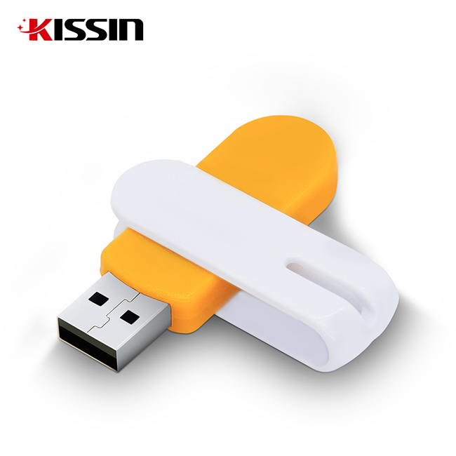 Kissin Swivel USB ֆլեշ կրիչներ Մեծածախ Usb 2.0 Stick Pendrive