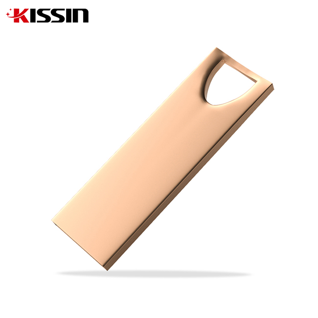 Kissin Մեծածախ Usb Flash Drive Շամպայն Gold Usb 2.0 Pendrive