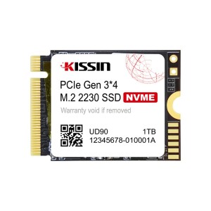 Titun tujade UD90 jara KISSIN 2230 PCIe 3.0 NVME ni Oṣu kejila ọdun 2023