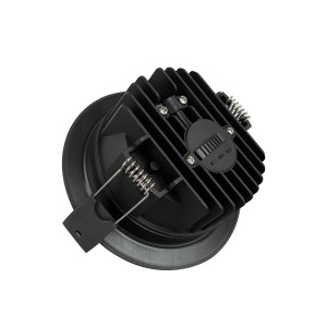 90mm Cut-out Low-depth Dimmable Downlight with Lens