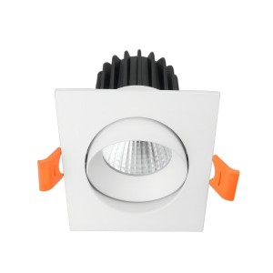 90mm Cut-out  Die-casting Aluminum suqare downlight with CCT switchable