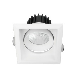 75mm Cut-out 10W/12W Die-casting Aluminum square downlight