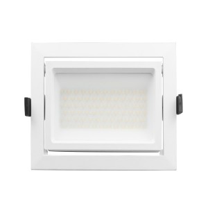 220×140mm Cut-out  Die-casting Aluminum  downlight with 4 power selection