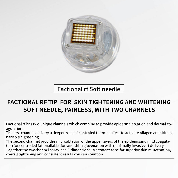 RF Microneedling Portable Fractional Face E Phahamisang Letlalo le Matlafatsa Mochini