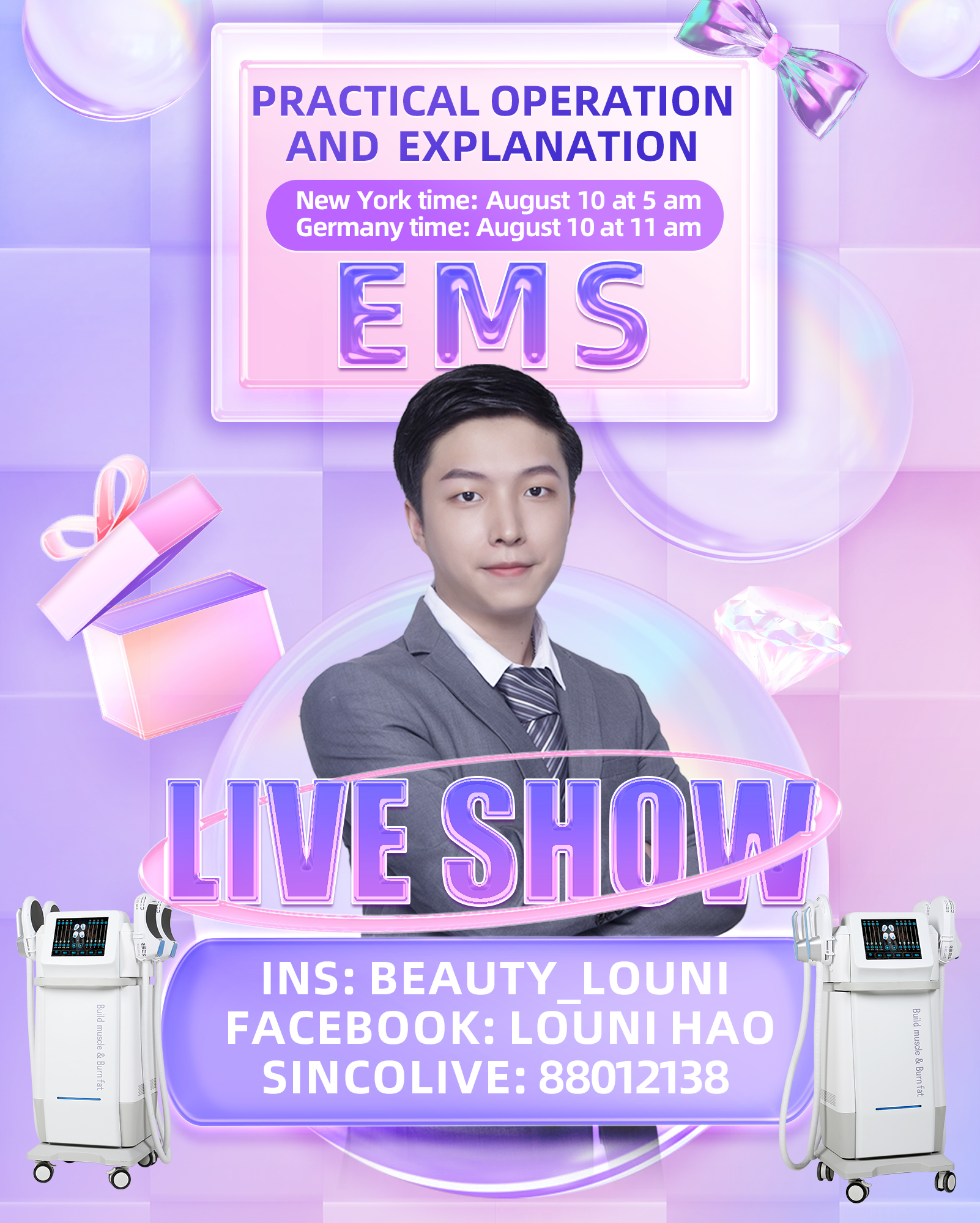 Live show–EMS Introduction and Operation