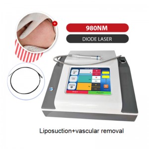 High quality medical 980nm diode laser vascular removal machine 980nm diode laser spider vein therapy