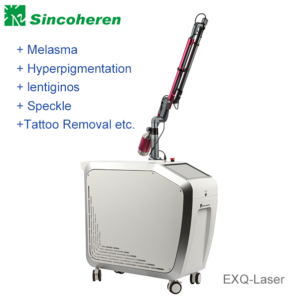 China top supplier Sincoheren  q switched nd yag laser medical beauty machine for tattoo pigment removal Featured Image