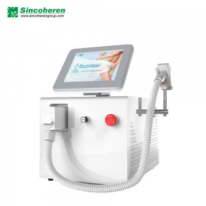 Mini painless diode laser / lazer hair removal 808nm laser hair removal device at home permanent hair removal