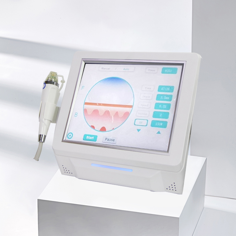 Máquina de estiramiento facial con microagujas RF para estiramiento de la piel