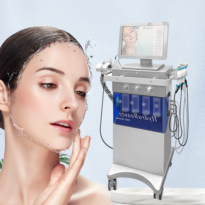 Professional 9 hauv 1 Hydra Facial Skin Polishing Hydro Dermabrasion