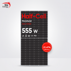 144 celler 540W, 545W, 550W, 555W solcellepanel