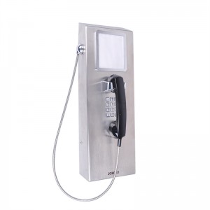 Industrial stainless steel Large inmate Wall mount Telephone for Swimming Pools 