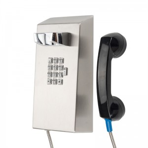 Robuuste muurgemonteerde gevangene-telefoon met volumebeheerknoppie-JWAT137
