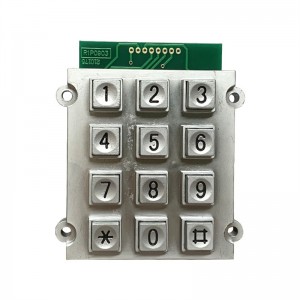 3×4 matriks-sleutelbord 12 sleutelskakelaar-sleutelbord B515