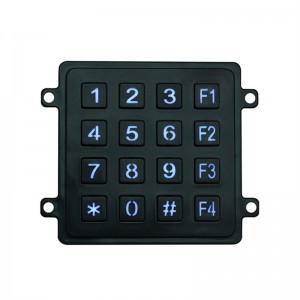 Layout alphanumerische Telefontastatur aus Kunststoff, 4*4