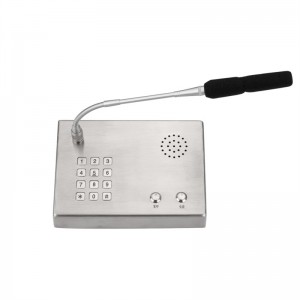VOIP Waterproof Emergency Telephone Conference Intercom Para sa Control Room