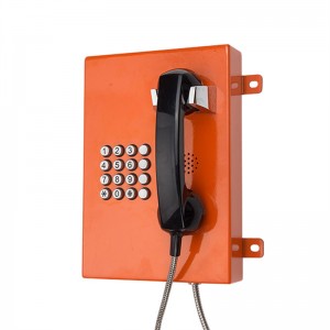 Vandalmodstand Analog SIP-telefon Nød-selvbetjening offentlig telefon til Bank-JWAT203