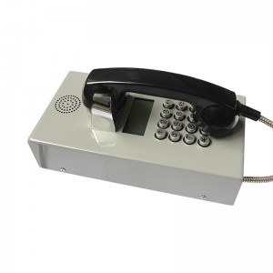 भ्यान्डल-प्रूफ वीओआईपी टेलिफोनको साथ आपतकालीन जेल सार्वजनिक संचार