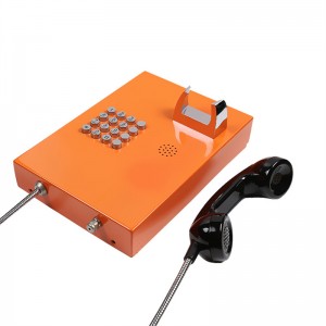 Vandalmodstand Analog SIP-telefon Nød-selvbetjening offentlig telefon til Bank-JWAT203