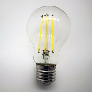 LED filament bulb Edison bulb A60 A19 4W 210LM/W 850LM