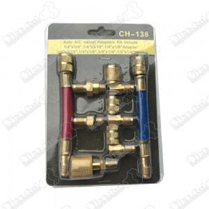 Auto air conditioner adapter kit brass adapter CT-138 CH-138