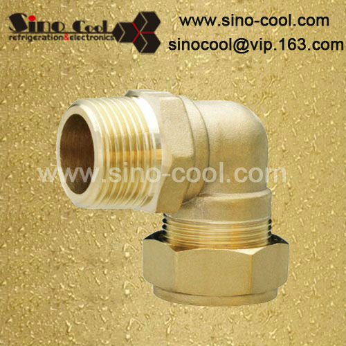 90 female & copper elbow brass fittings plumbing