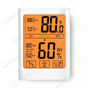 MC34 digitalt veggtermometer lcd termometer temperatur og fuktighet