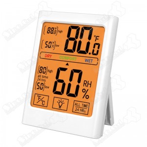 MC34 digital wall thermometer lcd thermometer temperature and humidity