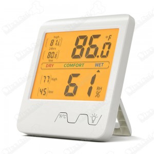 MC505F dhijitari yemukati thermometer dijitari thermo-hygrometer