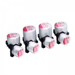 Polymer Aluminom Solid Electrolytic Capacitors SMD Ụdị