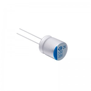 I-Radial Polymer Solid Electrolytic Capacitors CK Series